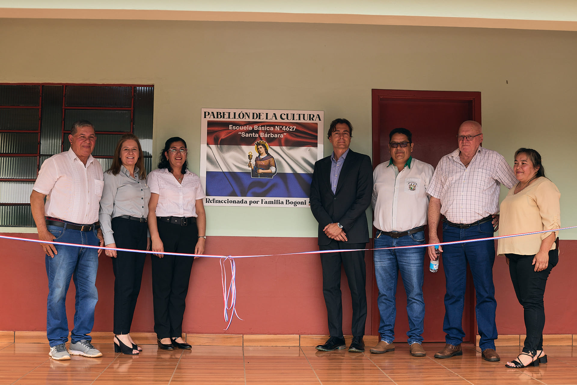 INAUGURACIÓN DEL PABELLÓN DE CULTURA – ESCUELA SANTA BÁRBARA